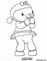 Lamb Doc Mcstuffins Coloring Pages Lambie Printable sketch template