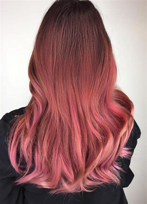 10 Gorgeous Rose Gold Hair Colour Ideas