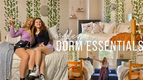 What You Should And Shouldn T Bring To College Dorm Essentials Youtube