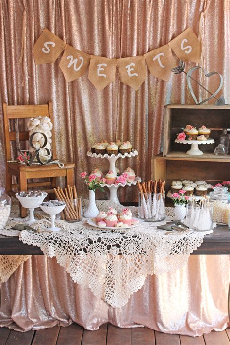 Vintage Wedding Dessert Table