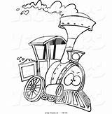 Engine Caboose Outlined Printable Toonaday Divyajanani sketch template
