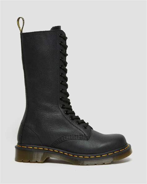 virginia leather mid calf boots dr martens