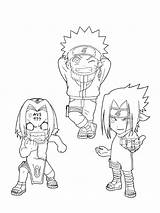 Coloring Naruto Pages Chibi Gif Printable Template Comments sketch template