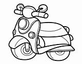 Vespa Coloring Para Motorcycle Mota Coloringcrew Color Pages Vehicles Colorir sketch template