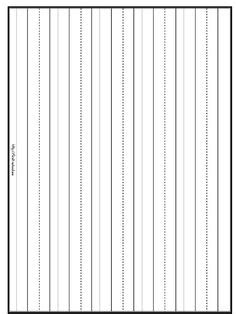 printable lined paper handwriting paper template writing paper