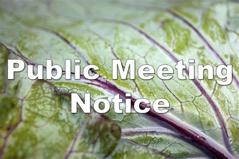 notice of public meeting hearing or workshop uf ifas food science