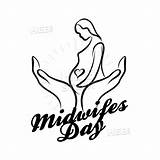 Midwifes Hebstreits Midwife Midwifery sketch template