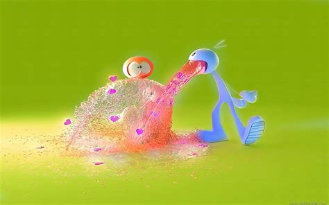 3d Wallpapers Of Funny Robots In Love Funny Love Pictures