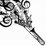 Trombone Clipartlook sketch template