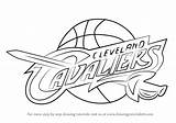 Cavaliers Cleveland Logo Draw Coloring Nba Pages Step Drawing Printable Color Learn Sports Print Getcolorings Search sketch template