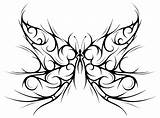 Butterfly Tribal Tattoo Drawings Drawing Designs Deviantart Clipart Pencil Draw Tattoos Simple Clip Cliparts Step Clipartbest High sketch template