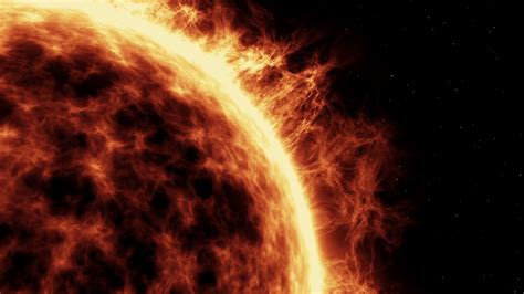 highly realistic sun surface  flares motion background storyblocks