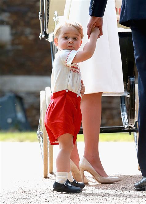 [photo] Prince George At Princess Charlotte’s Christening Holds