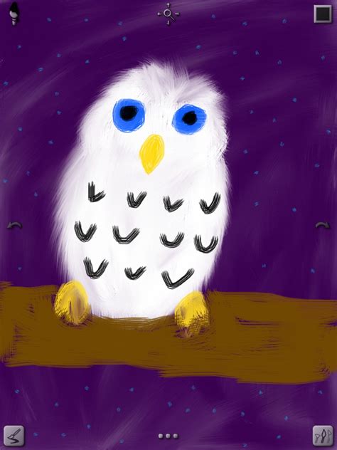 cute snow owl  dracosear  deviantart