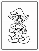 Elf Coloring Pages sketch template