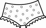 Panties Clipart Clipground Clip Dotted sketch template