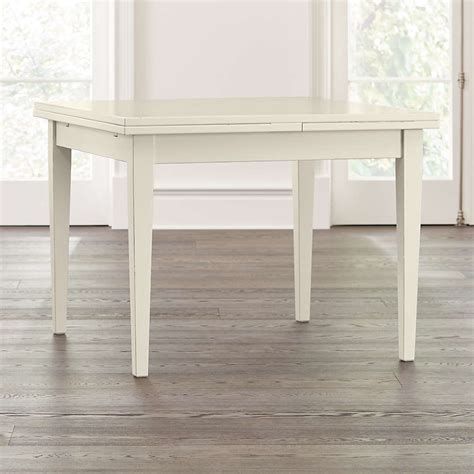 pratico dama extension square dining table reviews crate barrel
