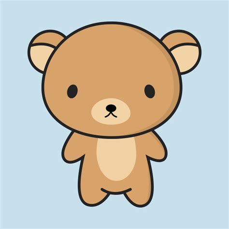 cute  kawaii brown bear cute bear  shirt teepublic