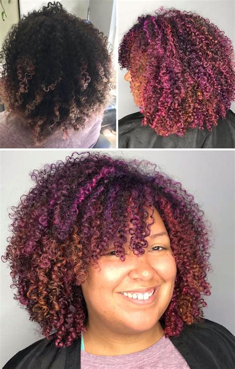 hairdresser showcases   fixes clients curls