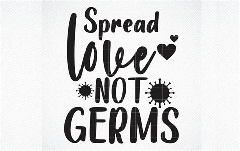 spread love  germs  printable