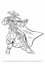 Draw Mortal Kombat Raiden Drawings Step Drawing Drawingtutorials101 Tutorial Paintingvalley Tutorials Learn sketch template