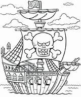 Ship Coloring Cruise Pirate Pages Getcolorings Printable Big sketch template