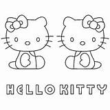 Kitty Hello Coloring Pages Mimmy Color Printable Toddler Cute Will Beach Class sketch template
