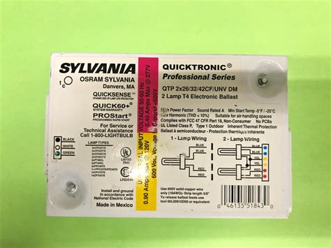 osram sylvania quicktronic qtp xcfunv dm professional series  sale electronic