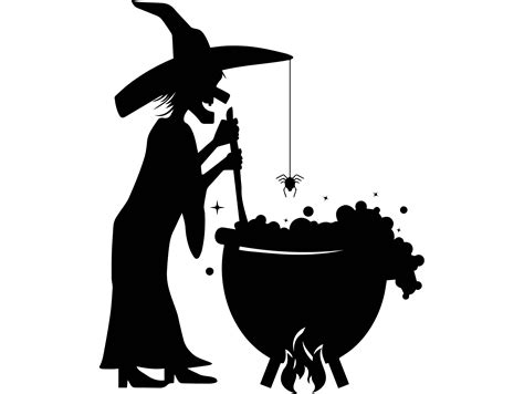 halloween witch cauldron wizard scary october evil holiday etsy