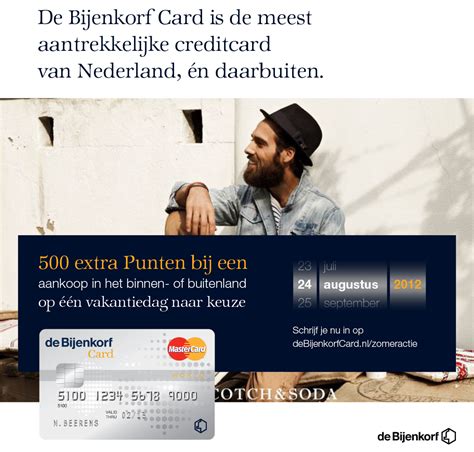 de bijenkorf card  campaign  behance