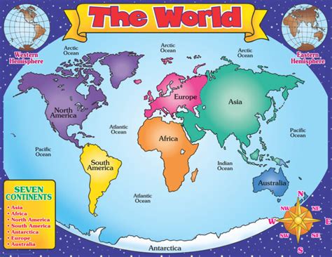 World Map Chart By