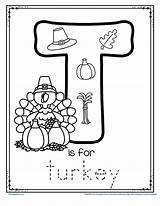 Thanksgiving Preschool Printables Activities Turkey Worksheets Color Trace Alphabet Letter Theme Printable Tracing Kindergarten Letters Kids Kidsparkz sketch template