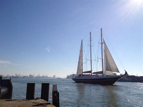 dutch sailing vessel de eendracht  waterweg sailing vessel rotterdam sailing ships