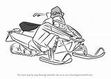 Snowmobile Drawing Draw Ski Doo Step Drawings Coloring Pages Cool Other Sheets Tutorials Getdrawings Printable Template Learn Sketch Kids Paintingvalley sketch template