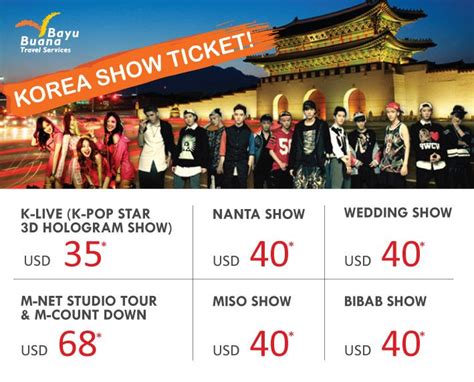 booking ticket hotel  reservation korean show korea tiket hotel
