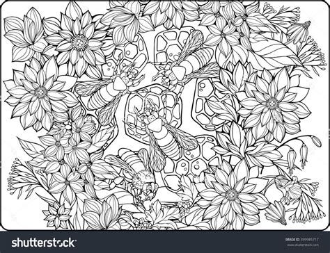 coloring pages bees flowers bees coloring pages coloring home