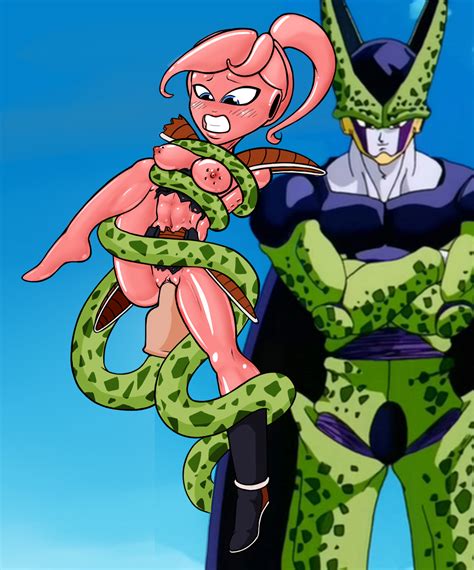 Rule 34 1male Armor Blue Eyes Breasts Cell Dragon Ball Dragon Ball