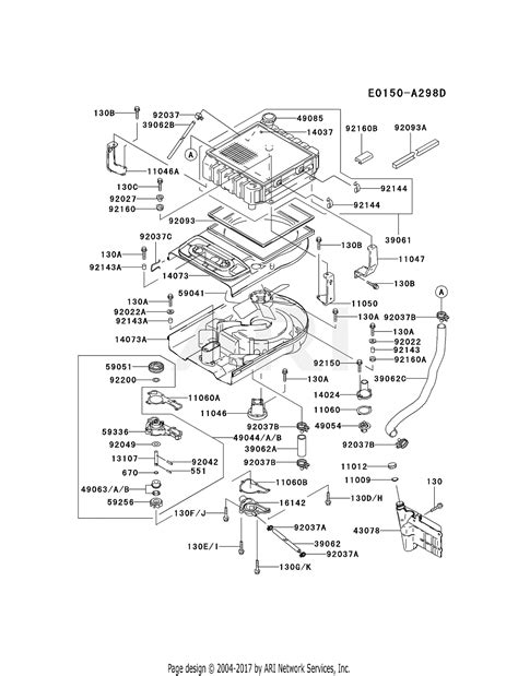 kawasaki fdv cs  stroke engine fdv parts diagram  cooling equipment