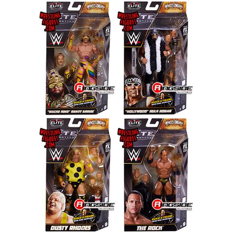 wwe elite wrestlemania  wwe toy wrestling action figures  mattel  series includes