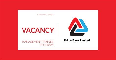 prime bank limited management trainee program