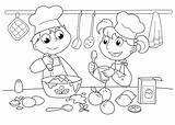 Coloring Bakery Pages Baking Kids Cooking Printable Children Drawing Pastry Young Baked Goods Quotes Colouring Sheets Printing Print Cook Getdrawings sketch template