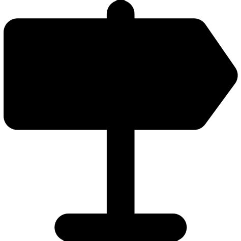 road sign pointing  vector svg icon svg repo