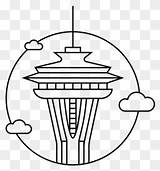Needle Seattle Rubber Pinclipart sketch template