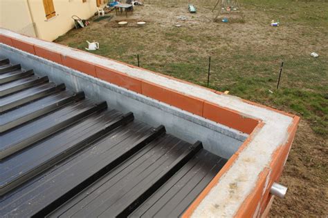 bac acier ou toit terrasse dedans comment faire  toit plat