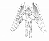 Archangel sketch template