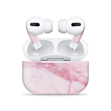 airpods pro pink marble airpods wrap wrapcart skins