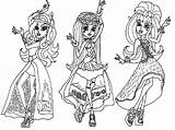 Monster Coloring High Pages Dolls Colouring Mermaid Printable Print Colorine Kids Baby Draculaura Books Easy Make Getcolorings Pdf Coloringhome Library sketch template