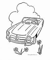 Coloring Car Pages Printable Cars Fast Kids Convertible Sheets Cabrio Mercedes Color Peterbilt Print Vehicles Library Clipart Go Popular Raising sketch template
