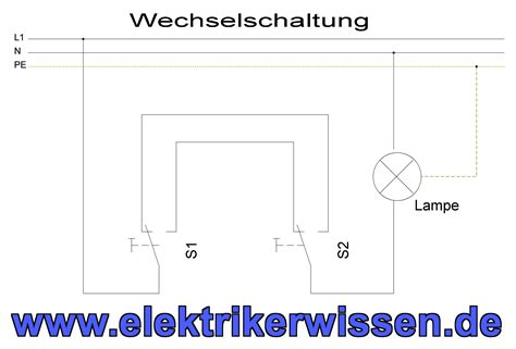 wechselschaltung oder sparwechselschaltung wiring diagram