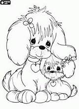 Moments Precious Coloring Pages Printable Coloring4free Colouring Rylee Kids Animal Puppy Perritos Oncoloring sketch template